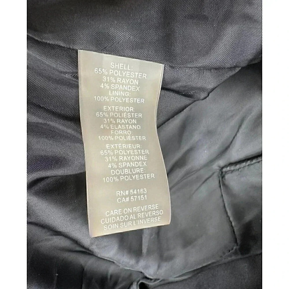 calvin Klein black blazer women's size 6 - Picture 5 of 7